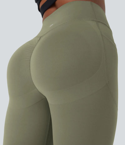 High Waisted Butt Lifting Tummy Control Side Pocket Training UltraSculpt Leggings