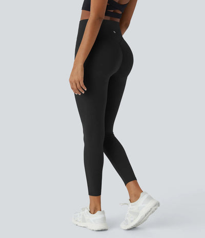 High Waisted Butt Lifting Tummy Control Side Pocket Training UltraSculpt Leggings