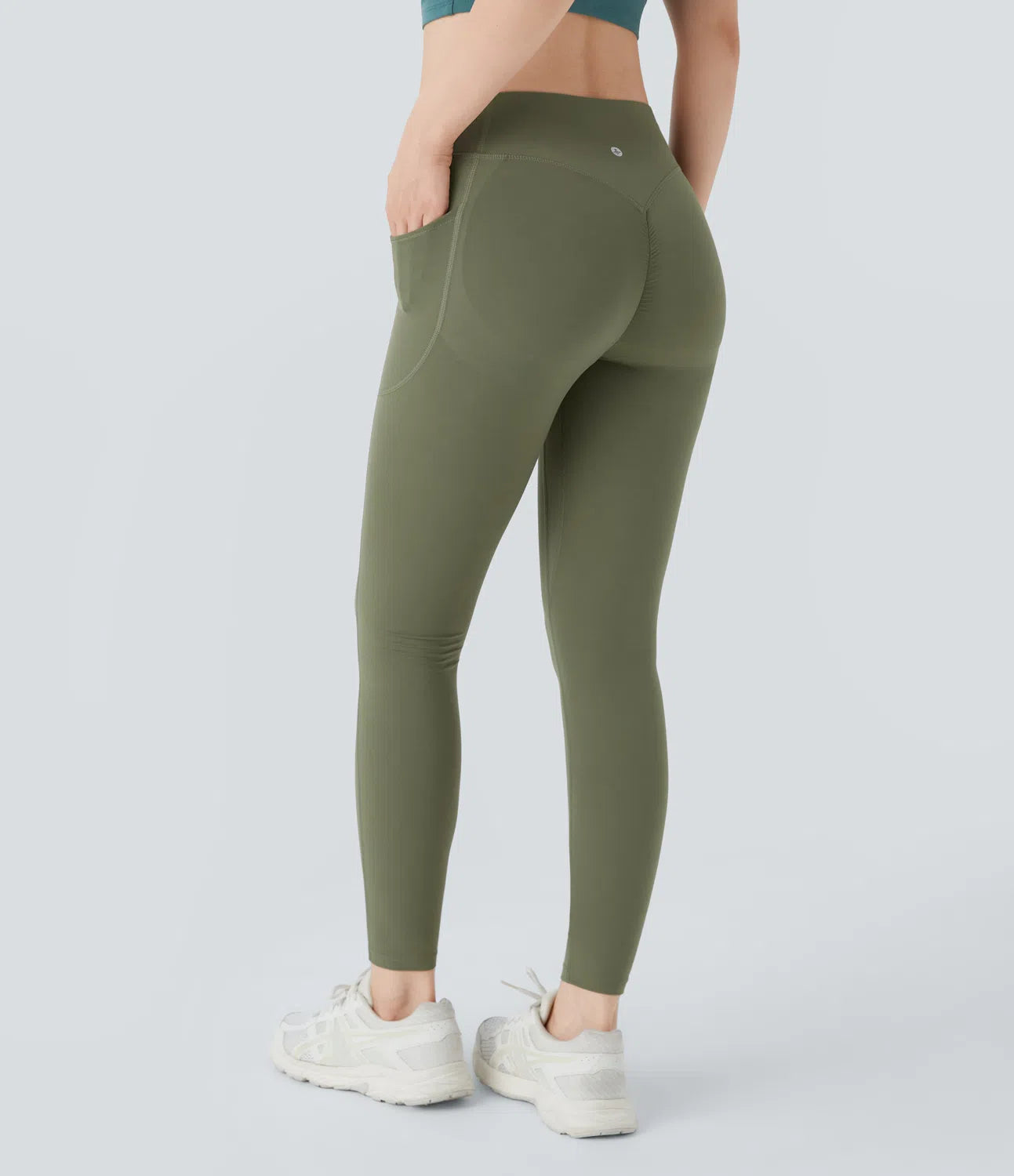 High Waisted Butt Lifting Tummy Control Side Pocket Training UltraSculpt Leggings