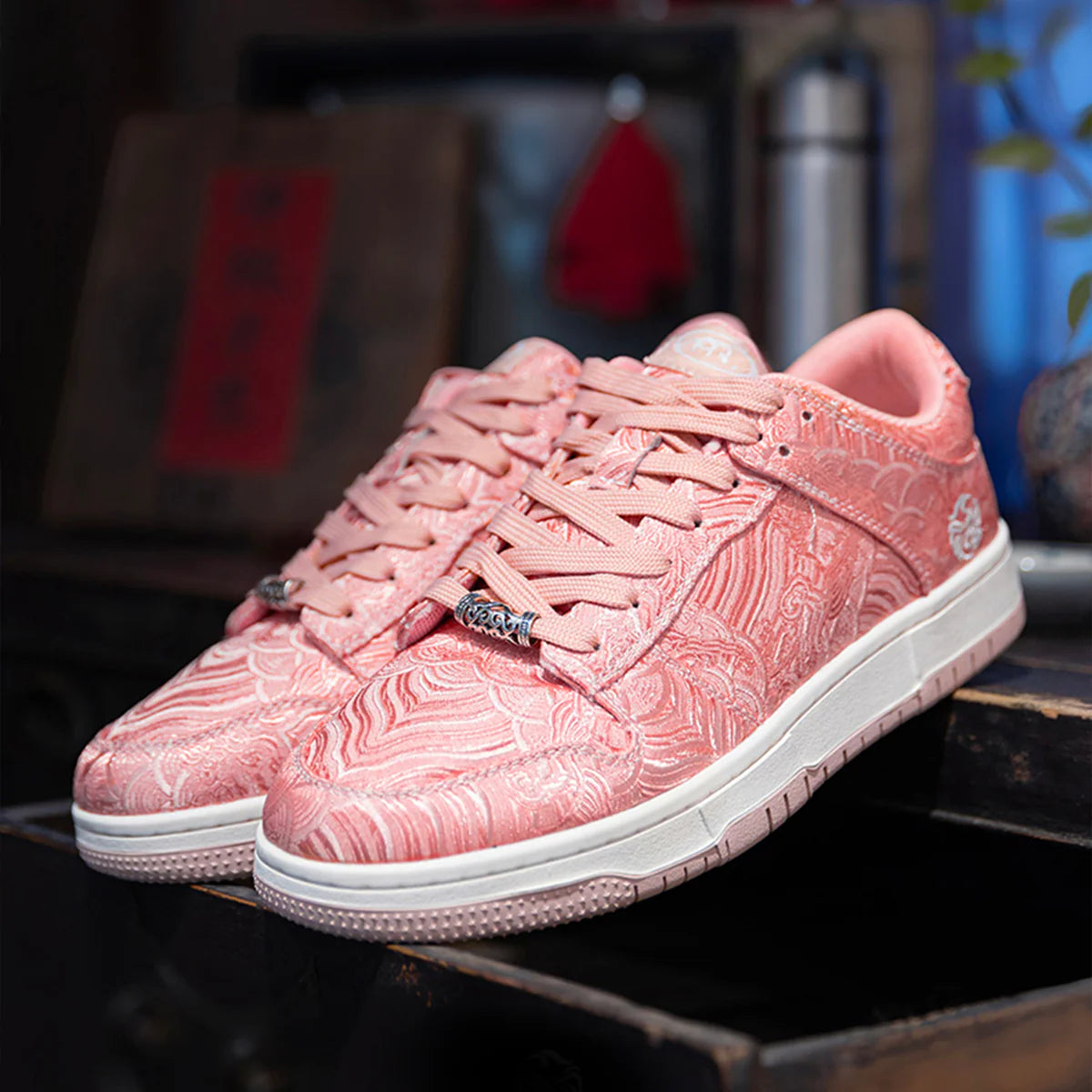 Nihonga inspired Silk Sneakers